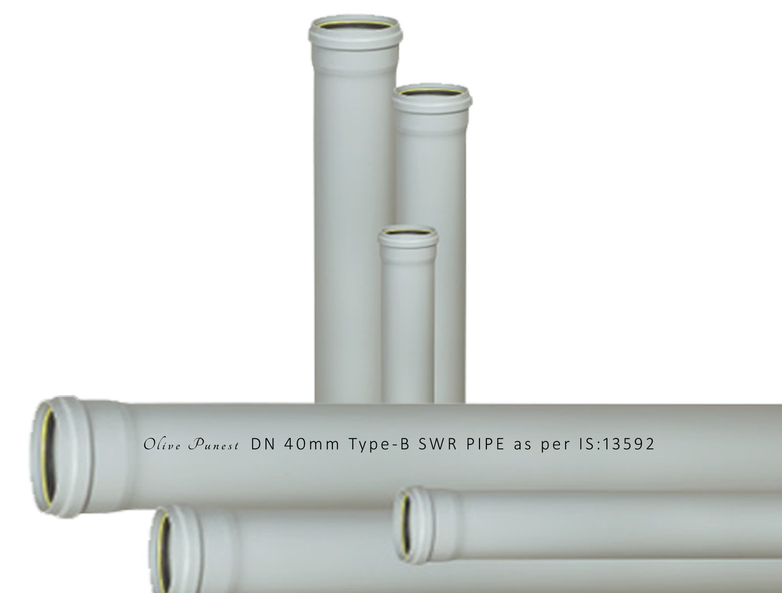 IIC0002 40mm Type-B SWR PVC Pipe